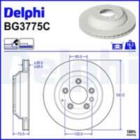 Bremžu diski BG3775C DELPHI
