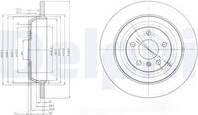 Bremžu diski BG4031 DELPHI