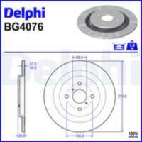 Bremžu diski BG4076 DELPHI