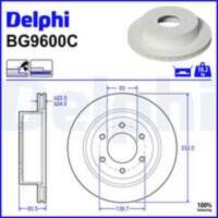 Bremžu diski BG9600C DELPHI