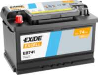 Startera akumulatoru baterija EB741 EXIDE