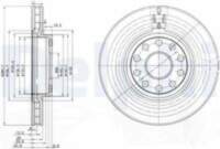 Bremžu diski BG3078 DELPHI