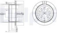 Bremžu diski BG3534 DELPHI