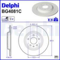 Bremžu diski BG4081C DELPHI