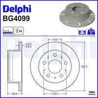 Bremžu diski BG4099 DELPHI