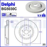 Bremžu diski BG5030C DELPHI