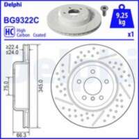Bremžu diski BG9322C DELPHI
