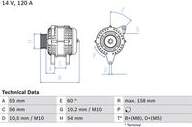 Ģenerators 0 986 044 410 BOSCH