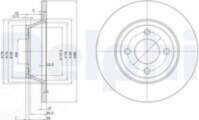 Bremžu diski BG2783 DELPHI