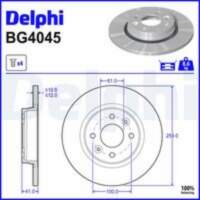 Bremžu diski BG4045 DELPHI