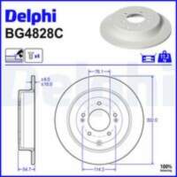 Bremžu diski BG4828C DELPHI