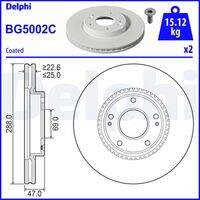 Bremžu diski BG5002C DELPHI