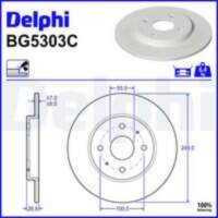 Bremžu diski BG5303C DELPHI