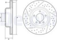 Bremžu diski BG9235C DELPHI