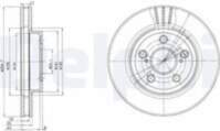 Bremžu diski BG2880 DELPHI