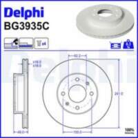 Bremžu diski BG3935C DELPHI