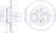 Bremžu diski BG4085 DELPHI