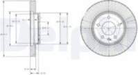 Bremžu diski BG4092C DELPHI