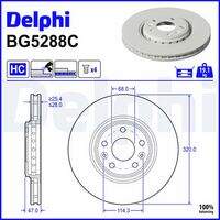 Bremžu diski BG5288C DELPHI