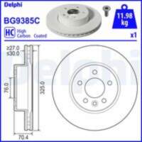 Bremžu diski BG9385C DELPHI