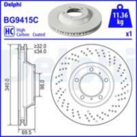 Bremžu diski BG9415C DELPHI