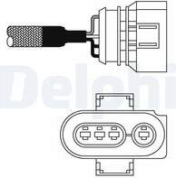 Lambda zonde ES10987-12B1 DELPHI