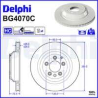 Bremžu diski BG4070C DELPHI
