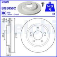 Bremžu diski BG5050C DELPHI