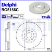 Bremžu diski BG5166C DELPHI