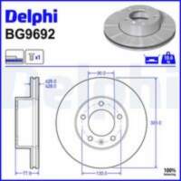 Bremžu diski BG9692 DELPHI