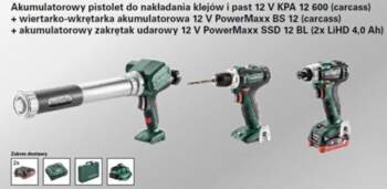 METABO COMBO SET 12V (BS 12
