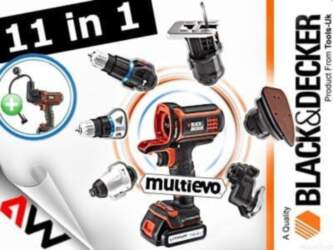 MULTI TOOL BLACK + DECKER MT218KB