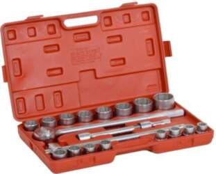 SILVER SOCKET WRENCHES 3/4 "12-SOCKETS