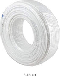 Pipe 1/4`` WHITE 100m roll
