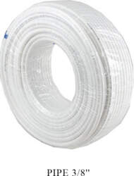 Pipe 3/8`` WHITE 50m roll