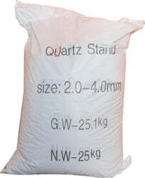 Quartz sand 2-4 mm BAG:25kg