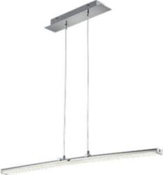 Trio-Lighting Spread LED  chrome crystal effect