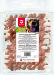 Maced Rabbit wrapped rawhide sticks -