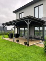 Modular canopy DIY,  7,4mx4m-Grafīts/Graphite
