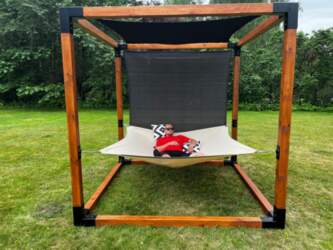Modular Relaxation Cube-Priede/Pine / Blue