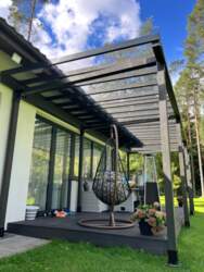 Modular canopy DIY,  8mx3m-Grafīts/Graphite