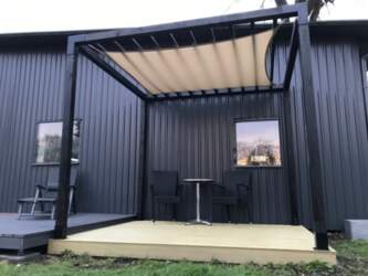 Modular Pergola DIY, 3mx2,5m-Grafīts/Graphite