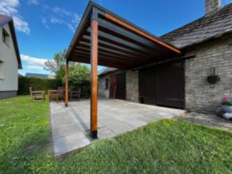 Modular wall mounted pergola/canopy, DIY, 4mx3