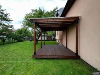 Modulāra "Saliec pats" nojume/pergola, 4mx3m-Grafīts/Graphite