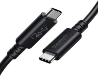 Kabelis CHOETECH USB4, Type-C - Type-C