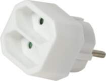 2direct LogiLink 2-Prong Plug Socket Adapter