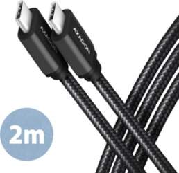 CABLE USB-C TO USB-C 2M 60W/BLACK