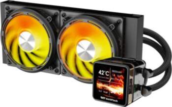 DarkFlash CPU water cooling DE240 (black)