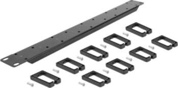 DeLOCK Cable Management Panel - Black