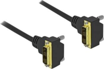 Delock DVI Cable 1m Black